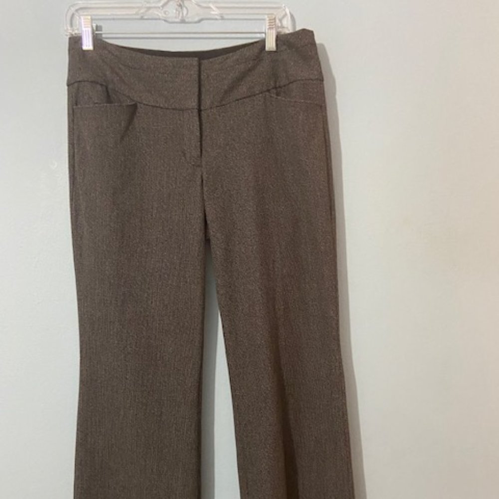 Express black/grey tweed Editor pants